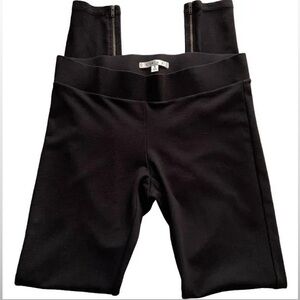 CAbi Ponte Black Riding Leggings with Ankle Zippers